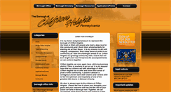 Desktop Screenshot of cliftonheightsboro.com